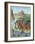 Battle Between Bacchides and Jonathan, Maccabean Revolt, 160 BC-null-Framed Giclee Print