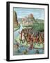 Battle Between Bacchides and Jonathan, Maccabean Revolt, 160 BC-null-Framed Giclee Print