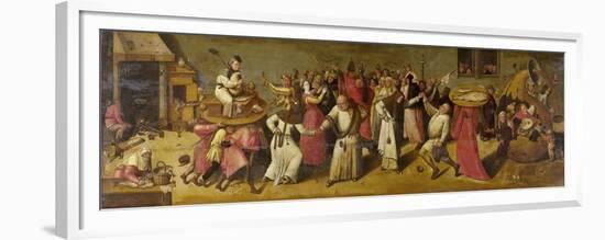 Battle Between Carnival and Lent-Jheronimus Bosch-Framed Premium Giclee Print