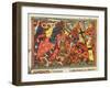 Battle Between Crusaders and Moslems, 14th Century-null-Framed Giclee Print