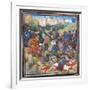 Battle Between Crusaders under Baldwin II of Jerusalem and the Saracens-null-Framed Giclee Print