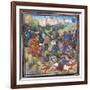 Battle Between Crusaders under Baldwin II of Jerusalem and the Saracens-null-Framed Giclee Print