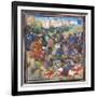 Battle Between Crusaders under Baldwin II of Jerusalem and the Saracens-null-Framed Giclee Print