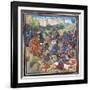 Battle Between Crusaders under Baldwin II of Jerusalem and the Saracens-null-Framed Giclee Print