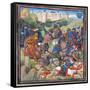 Battle Between Crusaders under Baldwin II of Jerusalem and the Saracens-null-Framed Stretched Canvas