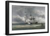 Battle Between French Pirate Ship L'Unite' and English Cutter Swan-null-Framed Giclee Print