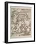 Battle Between Hercules and Centaurs, 1527-Gian Jacopo Caraglio-Framed Giclee Print