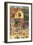 Battle between Lent and Carnival-Pieter Bruegel the Elder-Framed Art Print