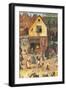 Battle between Lent and Carnival-Pieter Bruegel the Elder-Framed Art Print