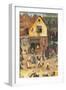 Battle between Lent and Carnival-Pieter Bruegel the Elder-Framed Art Print