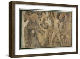 Battle Between Men and Monsters-Titian (Tiziano Vecelli)-Framed Giclee Print