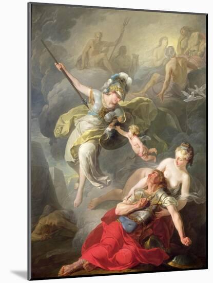 Battle Between Minerva and Mars, 1771-Joseph Benoit Suvee-Mounted Giclee Print