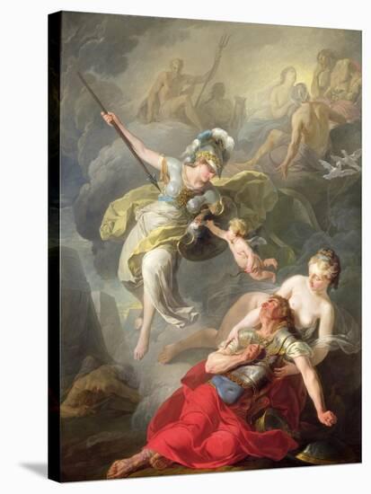 Battle Between Minerva and Mars, 1771-Joseph Benoit Suvee-Stretched Canvas