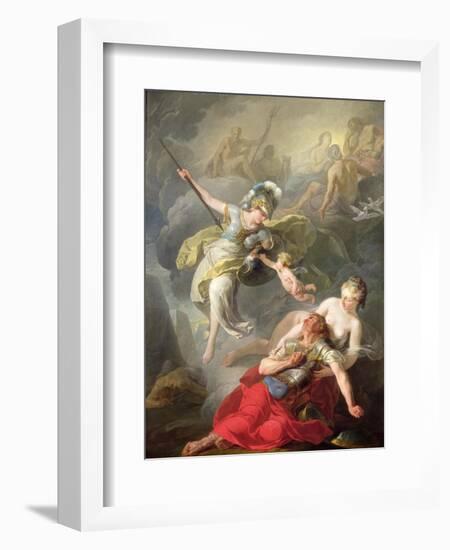 Battle Between Minerva and Mars, 1771-Joseph Benoit Suvee-Framed Giclee Print