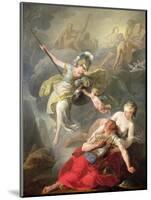 Battle Between Minerva and Mars, 1771-Joseph Benoit Suvee-Mounted Giclee Print