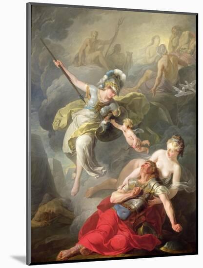 Battle Between Minerva and Mars, 1771-Joseph Benoit Suvee-Mounted Giclee Print