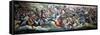 Battle Between Native American Indians and Soldiers-Ron Embleton-Framed Stretched Canvas