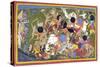 Battle Between the Armies of Rama and the King of Lanka-null-Stretched Canvas