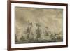 Battle Between the Dutch and Swedish Fleets, in the Sound-Willem van de Velde-Framed Premium Giclee Print
