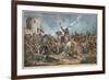 Battle Between the Georgians and Mountain Tribes-Alexander Osipovich Orlowski-Framed Giclee Print