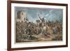 Battle Between the Georgians and Mountain Tribes-Alexander Osipovich Orlowski-Framed Giclee Print