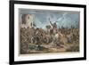 Battle Between the Georgians and Mountain Tribes-Alexander Osipovich Orlowski-Framed Giclee Print