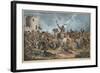 Battle Between the Georgians and Mountain Tribes-Alexander Osipovich Orlowski-Framed Giclee Print