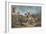 Battle Between the Georgians and Mountain Tribes-Alexander Osipovich Orlowski-Framed Giclee Print