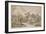 Battle Between the Georgians and the Mountain Tribes, 1826-Alexander Orlowski-Framed Giclee Print