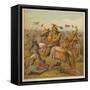 Battle Between the Houses of York and Lancaster During the War of the Roses-Joseph Kronheim-Framed Stretched Canvas