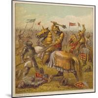 Battle Between the Houses of York and Lancaster During the War of the Roses-Joseph Kronheim-Mounted Art Print