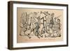 'Battle between the Mercians and Egbert', c1860, (c1860)-John Leech-Framed Giclee Print