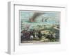 Battle Between the Monitor and Merrimac-null-Framed Giclee Print