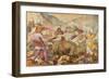 Battle Between the Venetians and the Turks-Antonio Vassilacchi-Framed Giclee Print