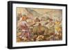 Battle Between the Venetians and the Turks-Antonio Vassilacchi-Framed Giclee Print