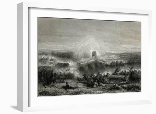 Battle Bothwell Bridge-G Greatbach-Framed Art Print
