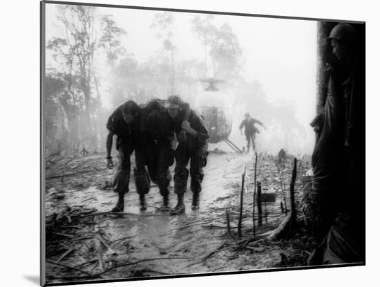 Battle Casualty-Hugh Van Es-Mounted Premium Photographic Print