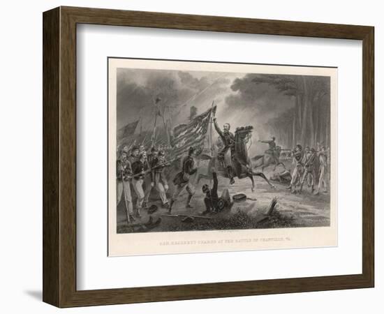 Battle Chantilly 1862-null-Framed Art Print