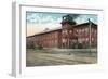 Battle Creek, Michigan - Nichols and Shepard Plant Exterior-Lantern Press-Framed Art Print