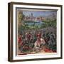 Battle During First Crusade (People's Crusad), 1096-1099-Sebastian Marmoret French-Framed Giclee Print