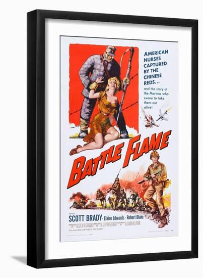 Battle Flame, Bottom Right: Scott Brady, 1959-null-Framed Art Print