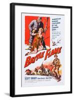 Battle Flame, Bottom Right: Scott Brady, 1959-null-Framed Art Print