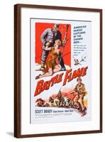 Battle Flame, Bottom Right: Scott Brady, 1959-null-Framed Art Print