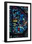 Battle for a City, Stained Glass, Chartres Cathedral, France, C1225-null-Framed Photographic Print