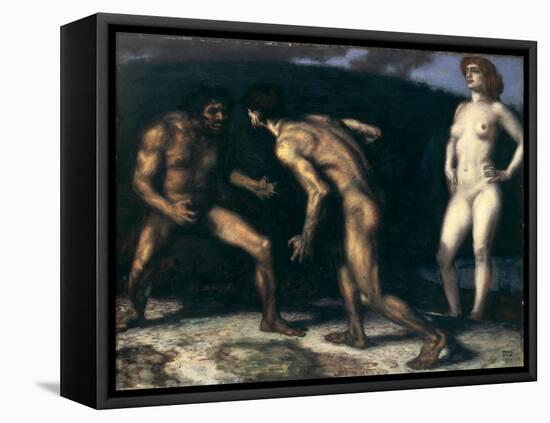 Battle for a Woman, 1905-Franz von Stuck-Framed Stretched Canvas