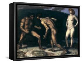 Battle for a Woman, 1905-Franz von Stuck-Framed Stretched Canvas