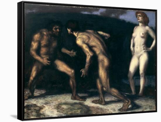 Battle for a Woman, 1905-Franz von Stuck-Framed Stretched Canvas