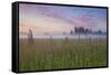 Battle Ground Sunrise-Darren White Photography-Framed Stretched Canvas