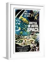 Battle In Outer Space, (AKA Uchu Daisenso), 1959-null-Framed Art Print