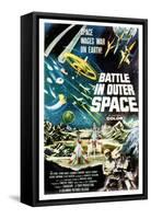 Battle In Outer Space, (AKA Uchu Daisenso), 1959-null-Framed Stretched Canvas